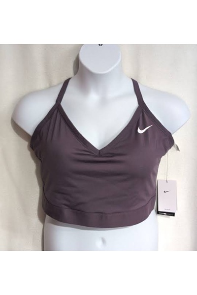 Nike Dri-FIT Indy Amethyst Smoke Hafif Etkili Spor Sütyeni BQ0974-574