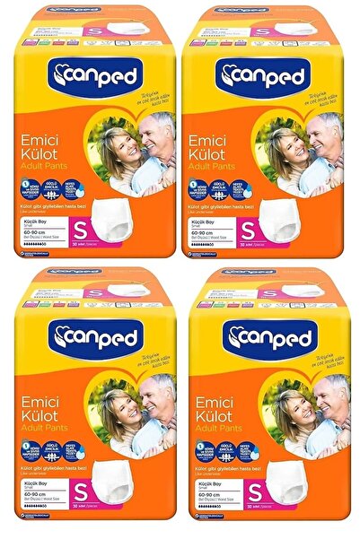 Canped Emici Külot Küçük Boy Small 50-90 Cm 120 Adet