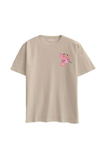 Pisa Art Μπλουζάκι με στάμπα Pink Panther Oversize