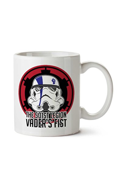 ART HEDİYE 501st Vaders Fist No Black Star Wars كوب مطبوع على الجانبين