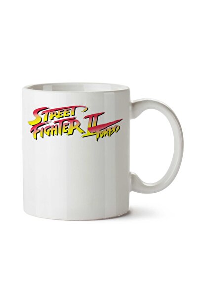 ART HEDİYE كوب Street Fighter II Turbo مطبوع على الجانبين