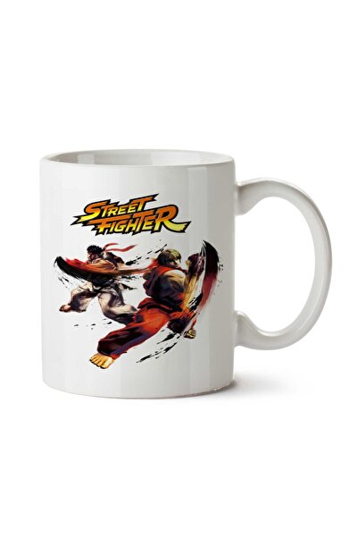 ART HEDİYE Street Fighter Knock Two Side Printed Mug