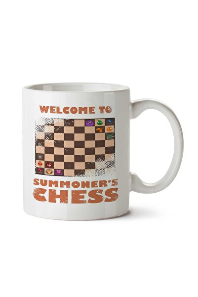 ART HEDİYE كوب مطبوع على الجانبين من Welcome To Summoner's Chess