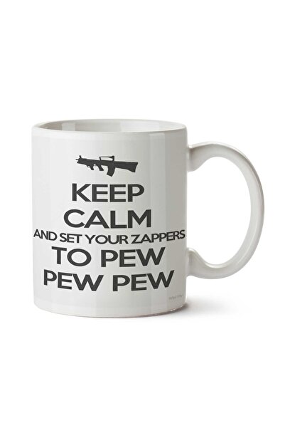 ART HEDİYE Starkid Keep calm and set your zappers Two Sided Printed Mug