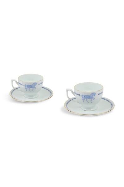 SOMEHOMEİSTANBUL Some Home Istanbul Hurse Luck Collectıon Blue- Çay Fincan 2'...