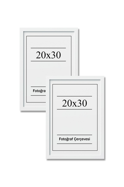 UON A4 Frame White 20x30 Diploma Document Certificate 2-Piece Flat Model Photo Picture Frame Set