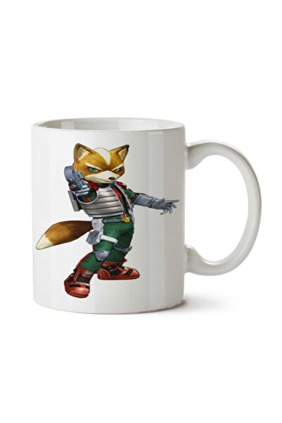 ART HEDİYE كوب مطبوع على الجانبين من Star-Fox-Free-Download-PNG