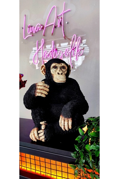 Lina Art hediyelik Dev Boyut Pro Tutan Şempaze