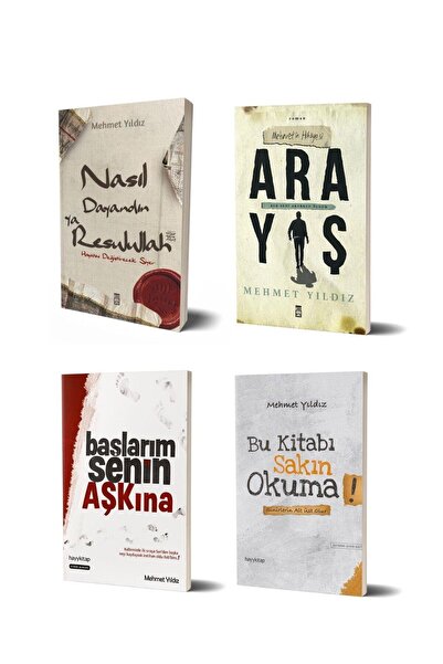 mybedesten Mehmet Yıldız 4'lü Kitap Seti 1