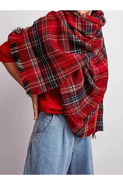 shieba outlet soft texture puff sherly shawl scarf