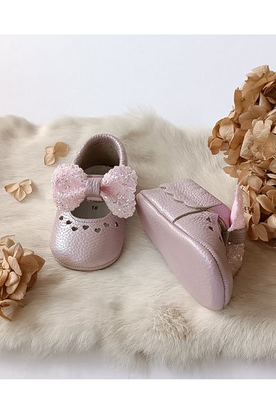 Hodore Alice Lilac Genuine Leather Baby Moccasin