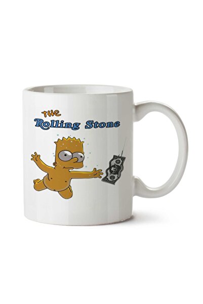 ART HEDİYE The Simpsons - Rolling Stone Two Sided Printed Mug