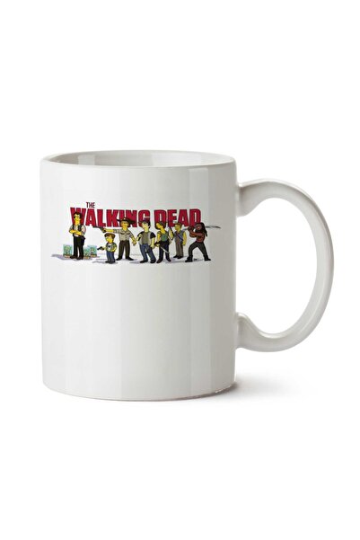 ART HEDİYE كوب The Walking Dead Simpsons مطبوع على الجانبين