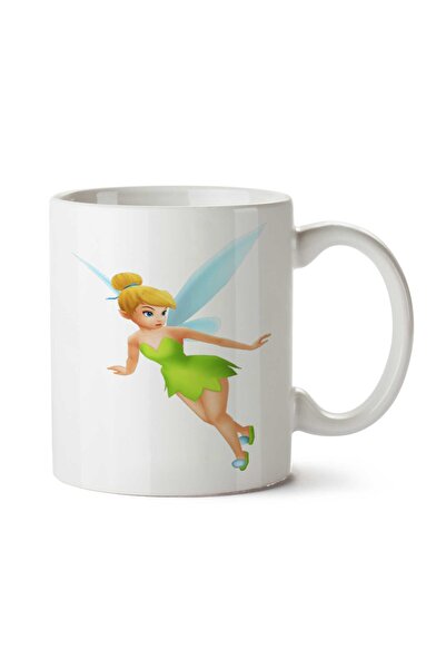 ART HEDİYE كوب Tinker-Bell-PNG-Clipart مطبوع على الجانبين