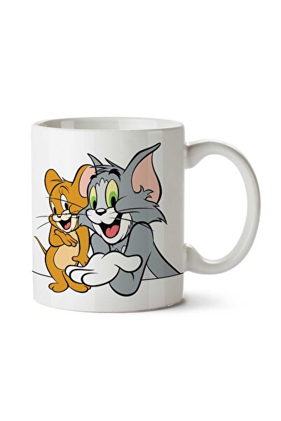 ART HEDİYE Tom And Jerry Cute Two Sided Printed Mug