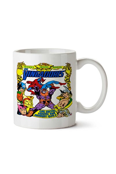 ART HEDİYE كوب THANOS Herois Vingadores مطبوع على الجانبين