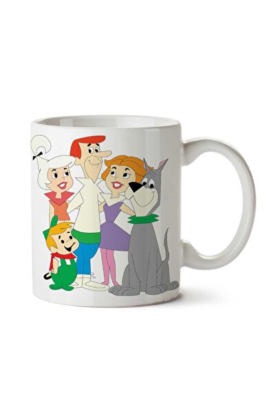 ART HEDİYE كوب مطبوع على الجانبين من The Jetsons Family