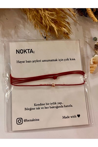 Ben Aleina Adjustable Red Rope Necklace Lucky Necklace