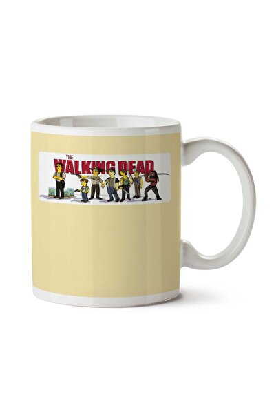 ART HEDİYE كوب مطبوع عليه شخصية The Walking Dead على الجانبين