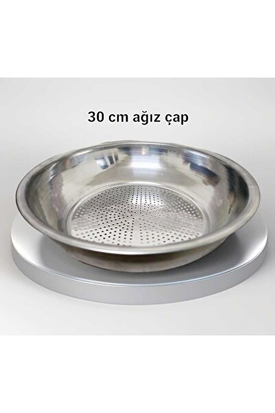 Yıldız çelik krom çelik derin süzek 30 cm