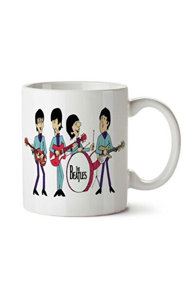 ART HEDİYE كوب مطبوع على الجانبين من The Beatles Song Love Album