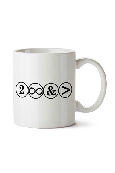 ART HEDİYE كوب مطبوع على الجانبين من To Infinity And Beyond Symbols Star Trek