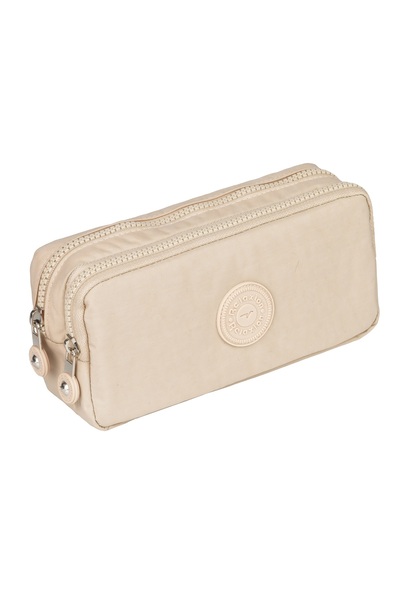 RKY SERENITY صندوق أقلام رصاص من قماش الكلنكر المقاوم للماء وقابل للغسل في قسمين