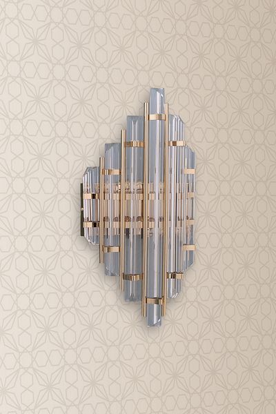 Elit Aydınlatma Modern Glass Honey Color Wall Sconce