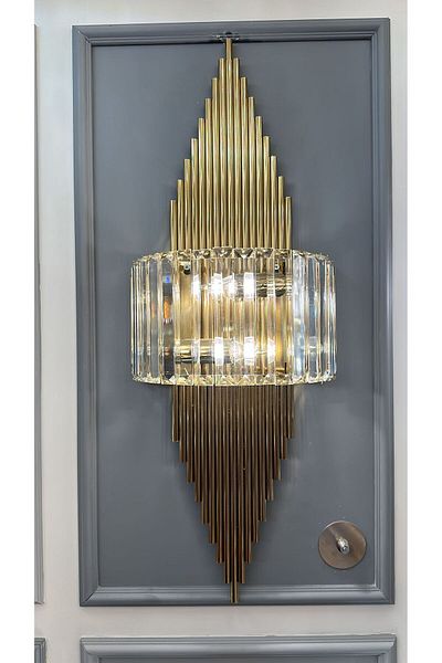 Elit Aydınlatma Glass Detailed Ballerina Color Modern Wall Lamp Sconce