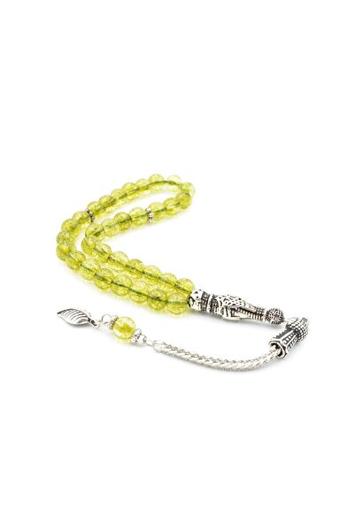 Murty99 Globe Cut Original Olivine Stone Tasbih 6 Mm