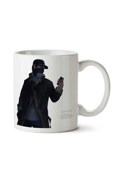 ART HEDİYE كوب مطبوع على الجانبين من Watch-Dogs-Free-Download-PNG