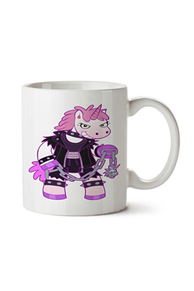 ART HEDİYE Unicorn Pink Two Sided Printed Mug
