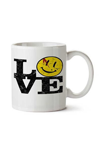 ART HEDİYE كوب مطبوع على الجانبين من Watchmen Love