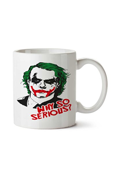 ART HEDİYE كوب مطبوع على الجانبين من The Why So Serious Joker