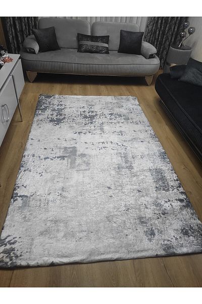 ESPİCAL HOME Elastic Carpet Cover Made of Soft Velvet Fabric