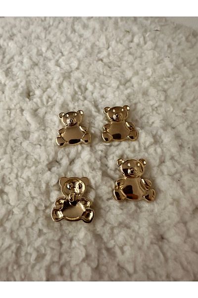 ODDA TASARIM ATÖLYESİ Teddy bear model metal button