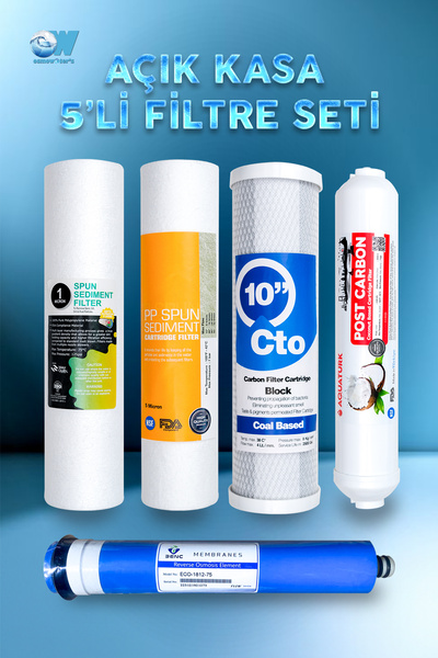 5'li Filtre Set - Açık Kasa Su Arıtma Cihazları Ile Uyumlu