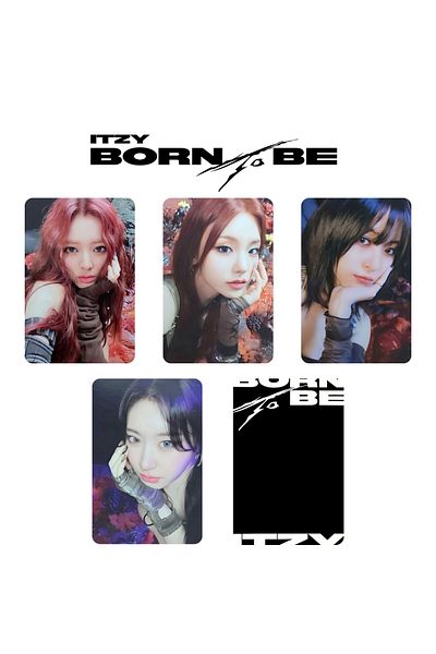 Kpop Dünyasi ITZY '' Born to Be '' Limited Photocards Set B
