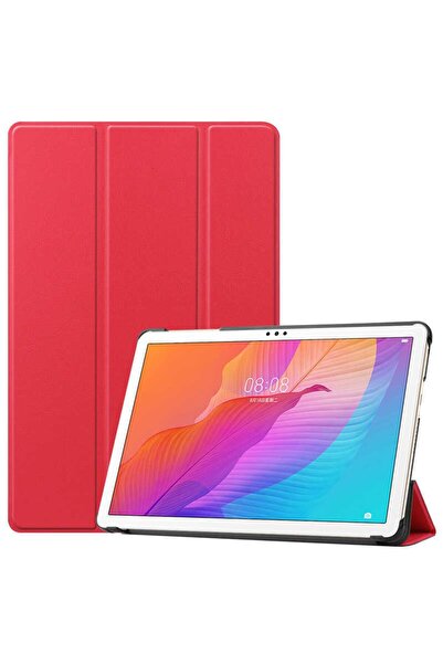 UnDePlus Lenovo Tab M10 3. Nesil Tb-328fu T610 Kılıf Pu Deri Smart Standlı Ca...