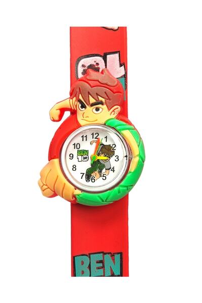 ZAVİRA Benten Çocuk Kol Saati Karikatürlü Ben10