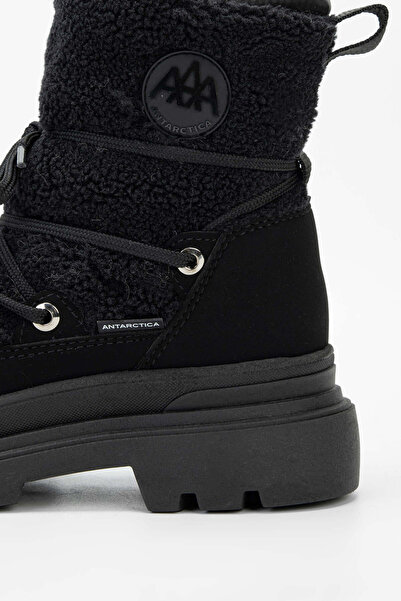 Tamer Tanca EFFETRE Kadın Kumaş Siyah Kar Botu