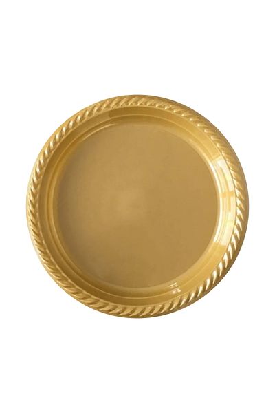 Kikajoy Disposable Plastic Plate 22cm 24pcs