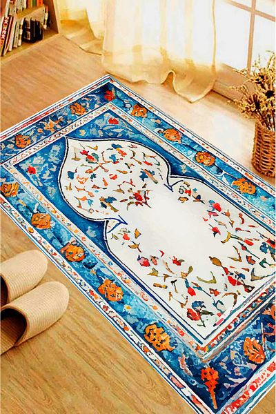 eco concept Luxury Prayer Rug, Prayer Prayer Rug, Dowry, 70x120, Soft Prayer Rug