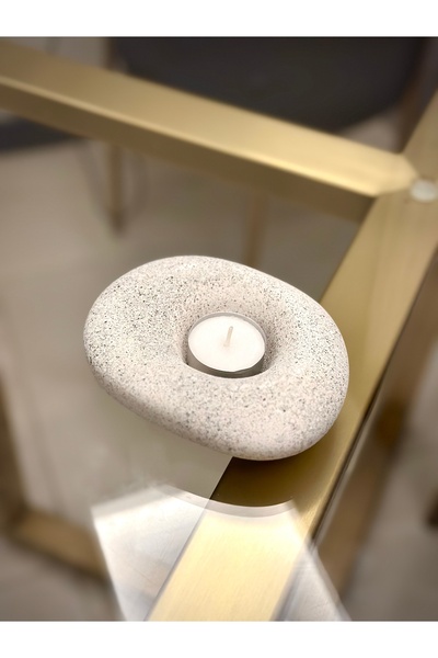 Amber Stüdyo Tasarım Tealight Mumluk - Mum Dahil Set