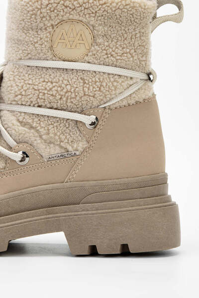 Tamer Tanca EFFETRE Kadın Kumaş Bej Kar Botu