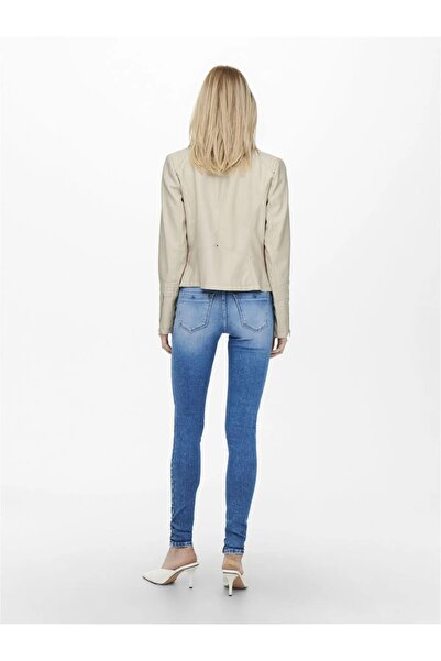 ONLY Palton pentru femei Onlgemma din piele artificială Biker Otw Noos - 15153079