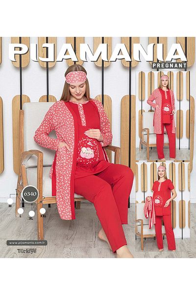 collective SOFT TEXTURED MATERNITY PAJAMAS SET