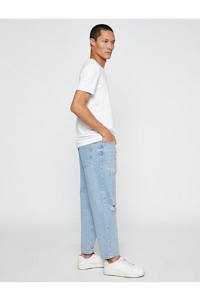 Koton Zerrissene Hose mit lockerer Passform – Steve Jean