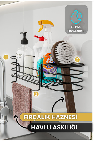 Bino Mutfak Düzenleyici Banyo Düzenleyici Organizer Mutfak Dolabı 3 Fonksiyon...