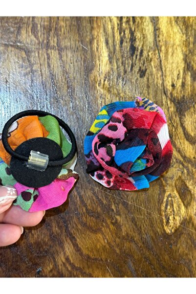 Gönülden Tasarım SET DE 2 7X7X CM CATARAME DE FLORI COLORATE ELASTIC